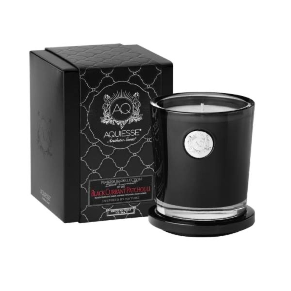 AQUIESSE🕯️Black Currant Patchouli 100 Hr Soy Candle